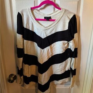 AB Studio Cream Knit Sweater